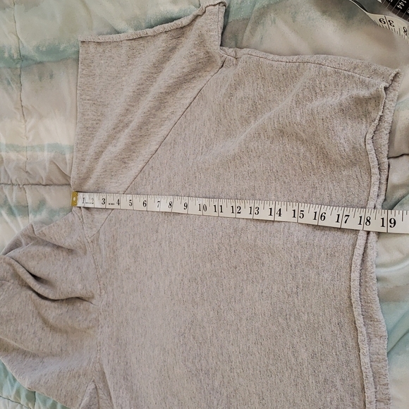 1992 Air Waves Cropped Aerobics Sweatshirt Size OS USA - Picture 9 of 11